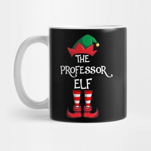 Professor Elf Matching Family Christmas Teacher Mug